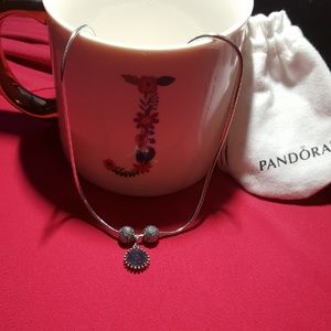 Pandora Sterling Sliver Charm Necklace